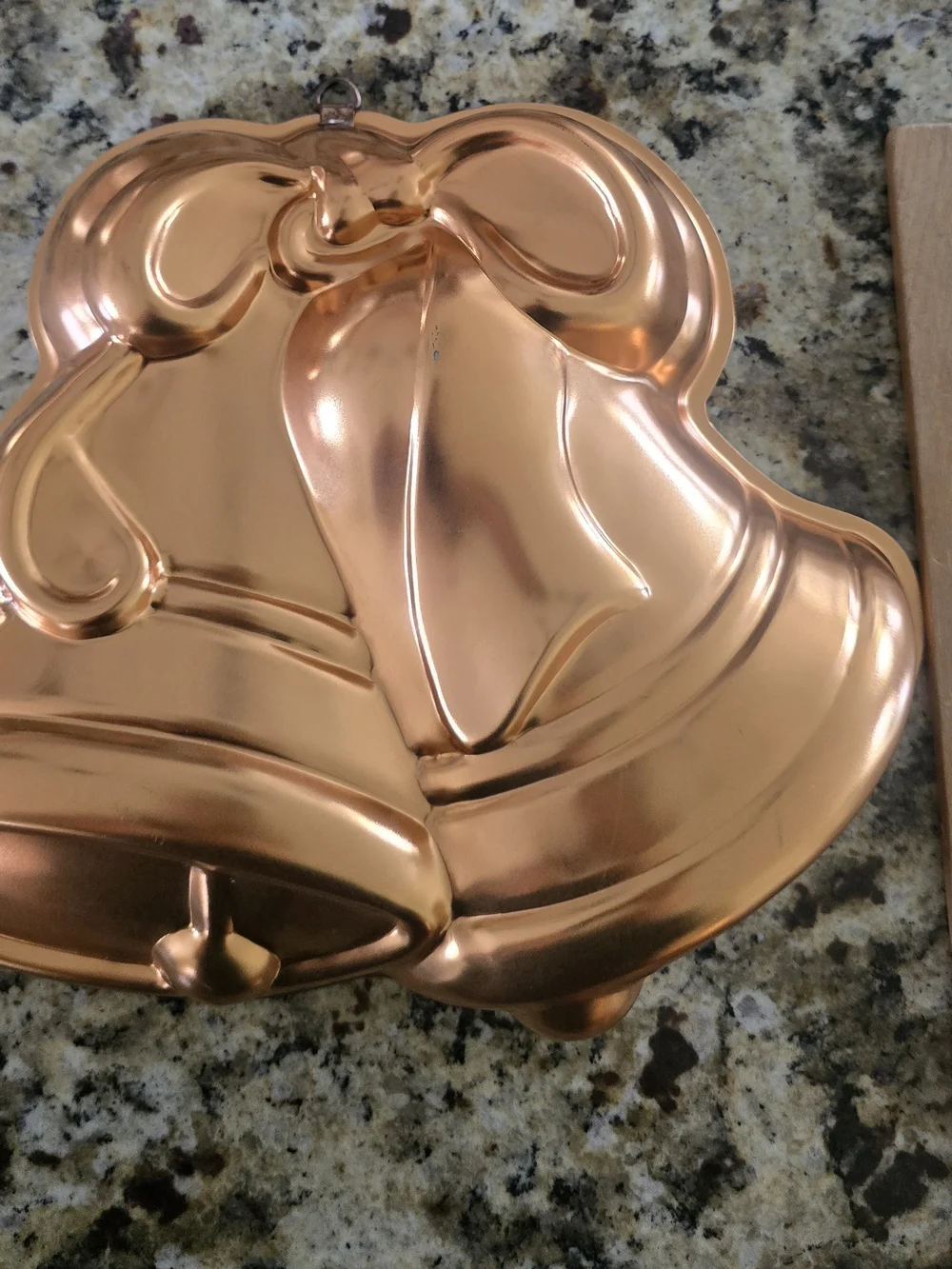 Vintage Copper-Tone Bell Decorative Cake Mold